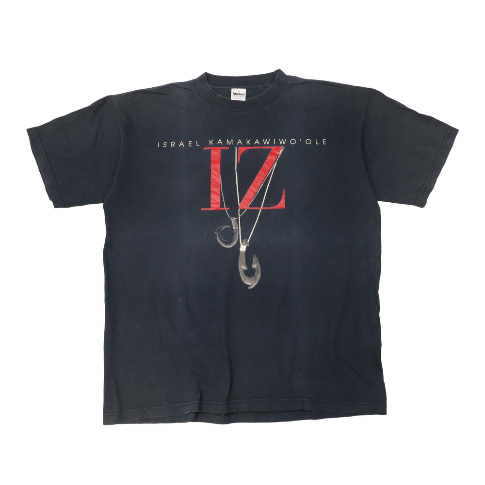 Vintage Israel Kamakawiwo'ole Bruddah Iz Graphic T-Shirt Size XL Hawaiian Legend